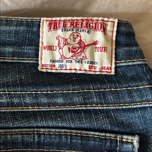 True Religion Dark Blue Flare Jeans - Picture 3 of 11